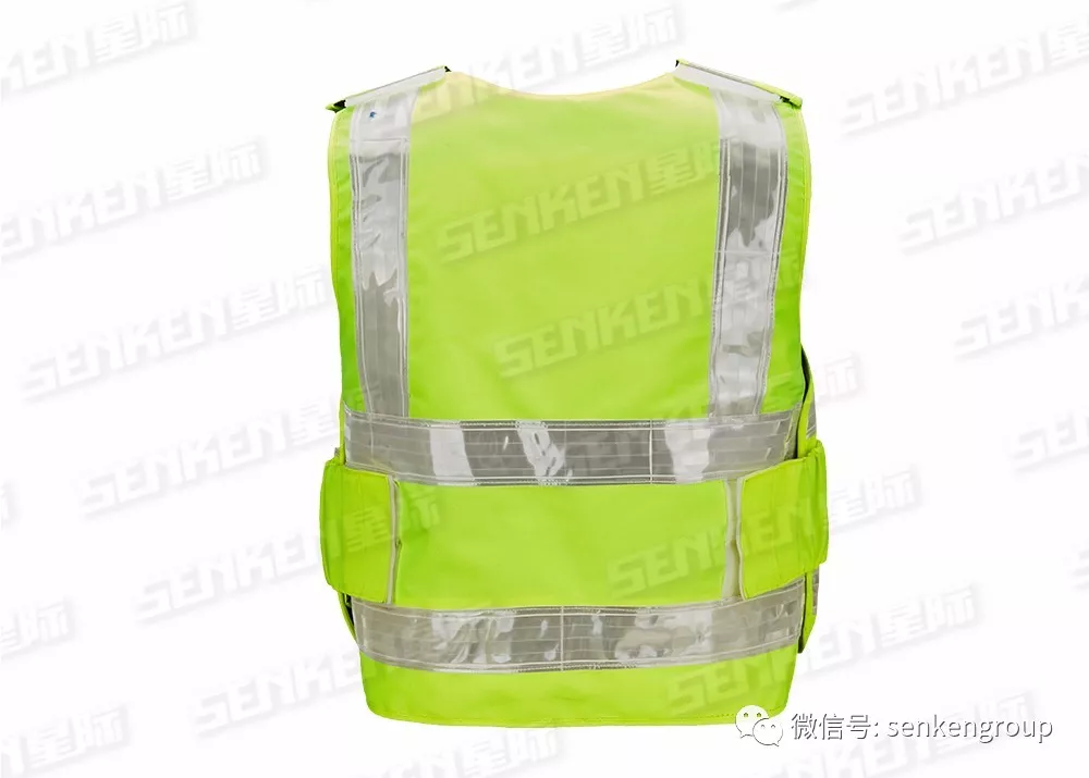 Fluorescent yellow high reflective vest.png