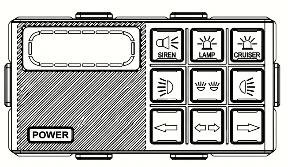 TBDA3 Series Ultra-Slim Spiral LED Warning Lightbar (3)
